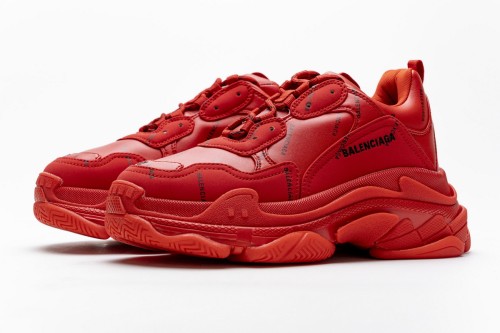 B Triple S Letter Bright Red 524039 W2FA1 7632