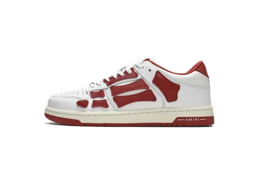 AM Skel Top Low White Red MFS003-124
