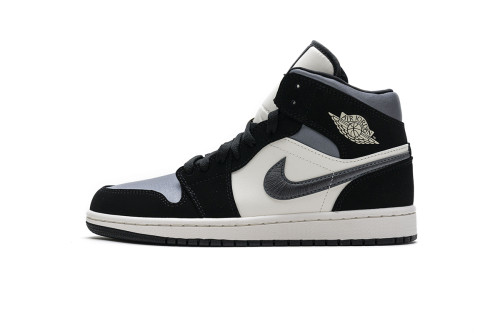 Air @j1 Mid Satin Grey Toe 852542-011
