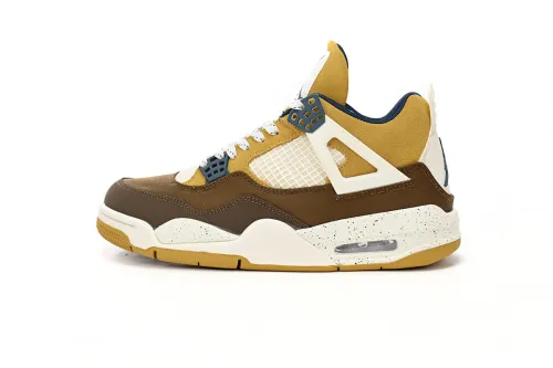 ［plus-size shoes]［plus-size shoes]Air @j4  Cacao Wow  Brown White FB2214-200