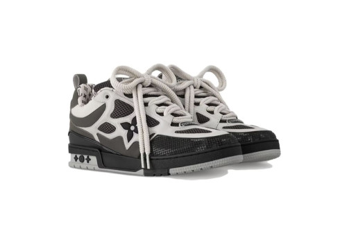L  Skate Sneaker Grey White 1AC52K