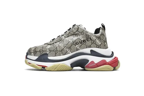 Gucc* x Balenciaga The Hacker Project Triple S Beige 681066ULZ10 9795