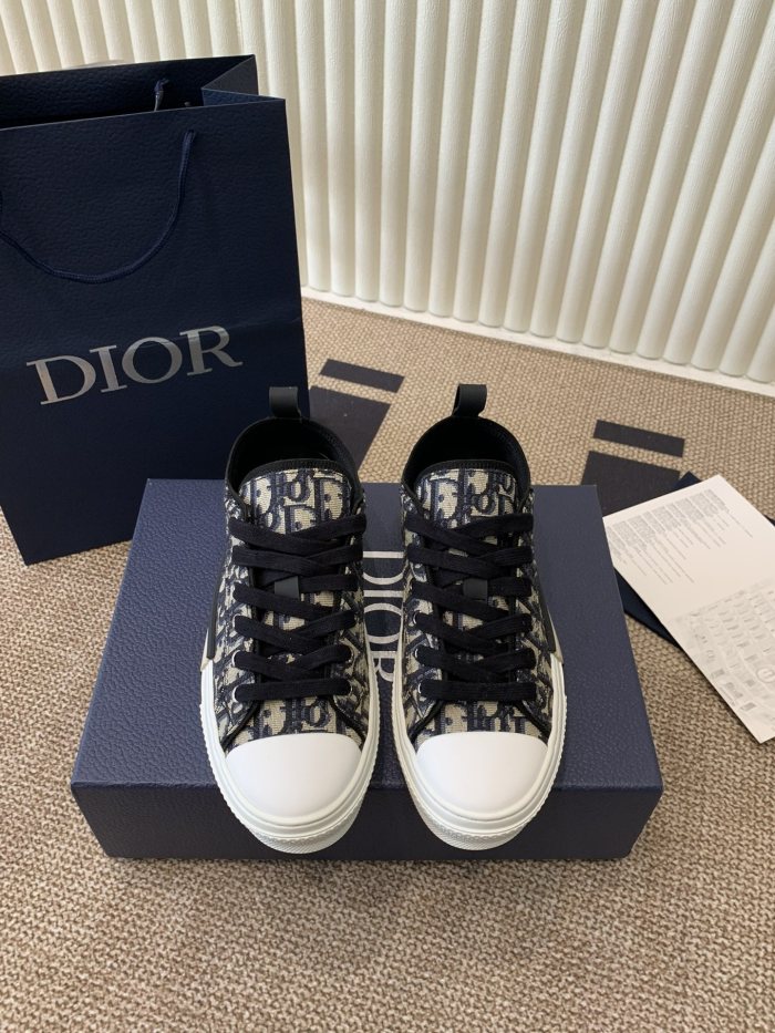 1:1 quality version B23 Classic Oblique Print Low Top Board Shoes 2 colors