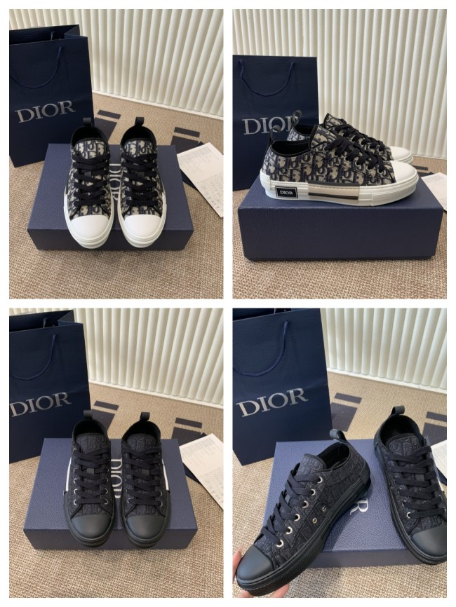 1:1 quality version B23 Classic Oblique Print Low Top Board Shoes 2 colors