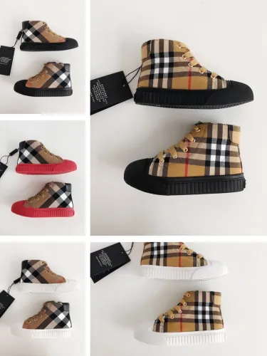 High-top side zipper Board Shoes for kids 5 colors