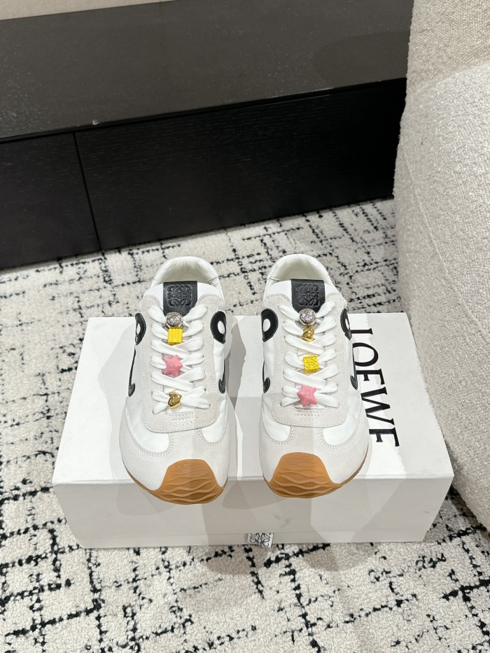 1:1 quality version Colorblocked Ugly Ballet Derby Sneakers 11 colors
