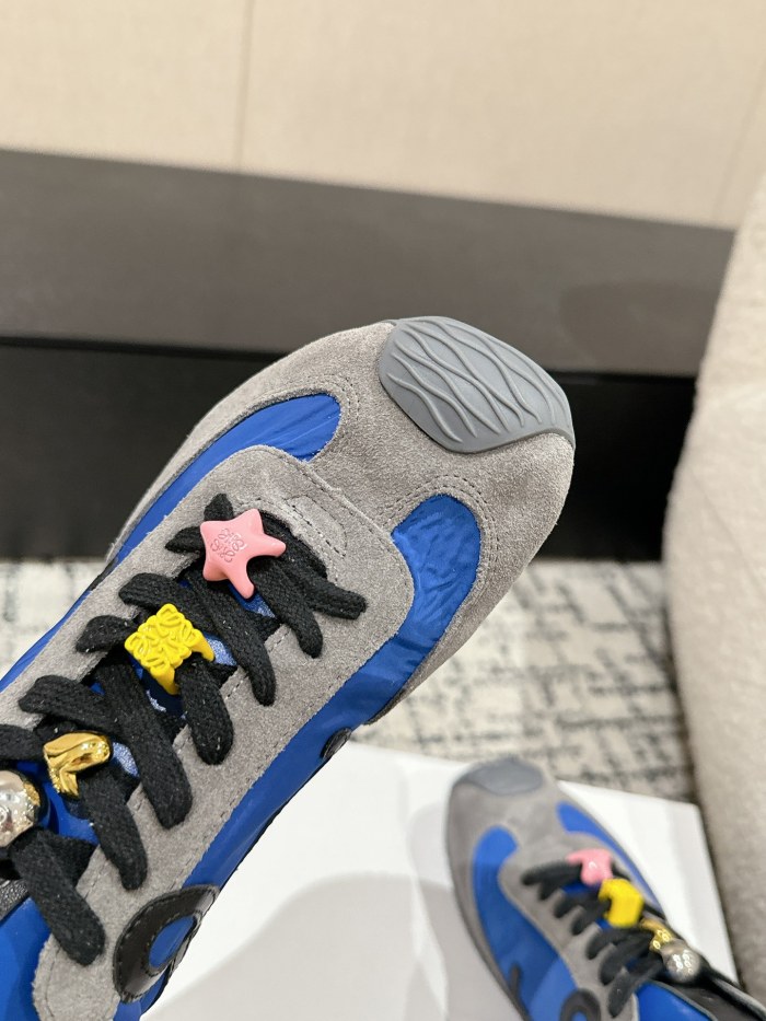 1:1 quality version Colorblocked Ugly Ballet Derby Sneakers 11 colors