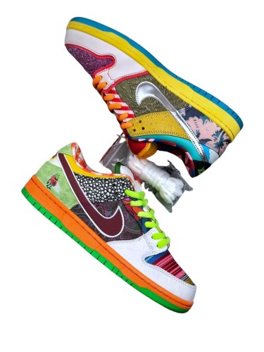 Colorful Patchwork Board Shoes