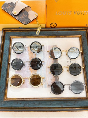 1:1 quality version Metal Round Frame Retro Glasses 6 colors