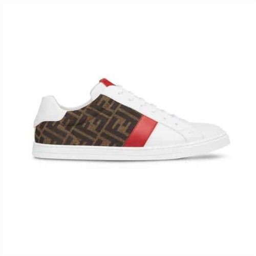 FEND1 FF LOGO PRINT LOW-TOP SNEAKERS   FD16