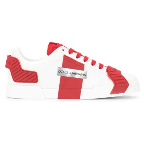 DOLCE    G@BB@N@ LOGO LOW-TOP SNEAKERS   DG91