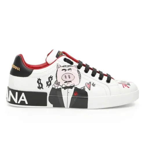DOLCE    G@BB@N@ PORTOFINO PADRINO PIG SNEAKERS   DG27