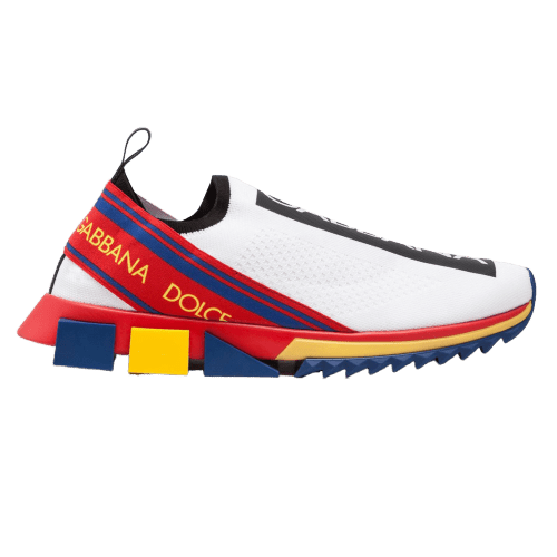 DOLCE    G@BB@N@ STRETCH MESH SORRENTO SNEAKERS WITH LOGO   DG45