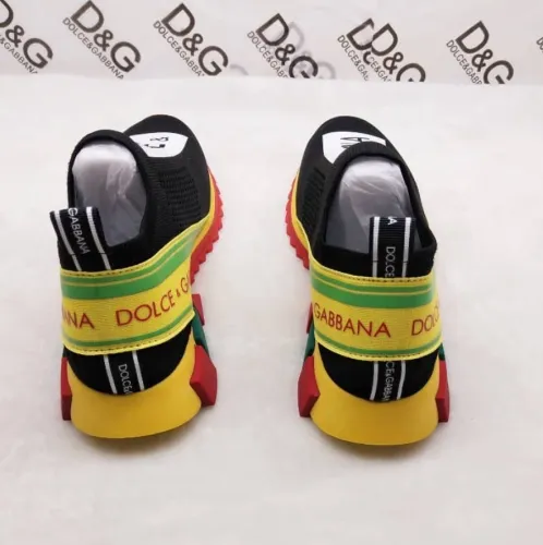 DOLCE    G@BB@N@ STRETCH MESH SORRENTO SNEAKERS WITH LOGO   DG47
