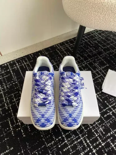 BURB5RRY CHECKED KNITTED SNEAKERS   BBR101