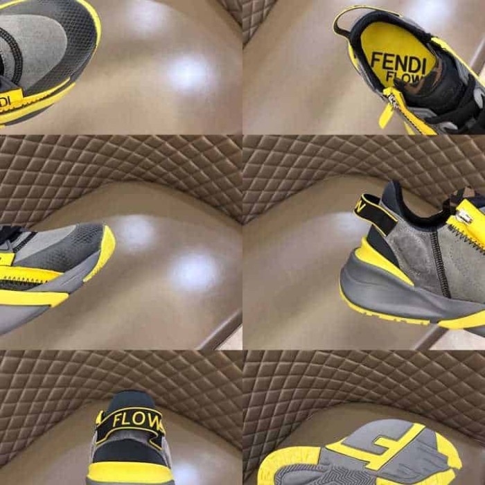 FEND1 CHUNKY LACE-UP TRAINERS   FD21