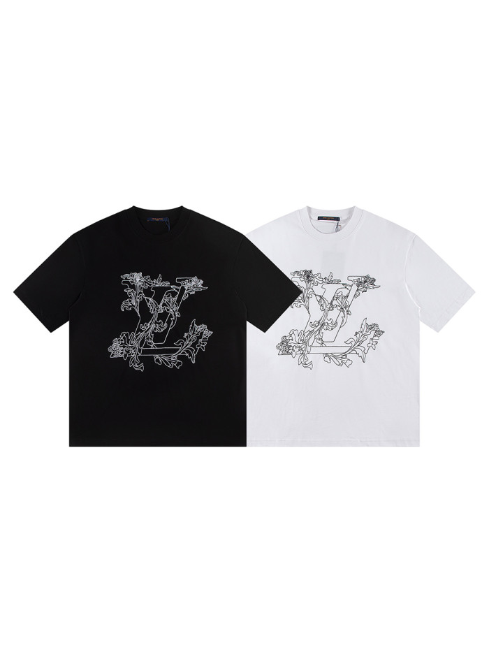 28020257 Embroidered Logo tee 2 colors