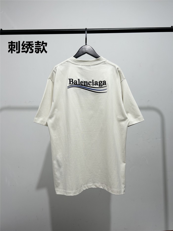 28027002 Embroidered Letter Tee 5 colors