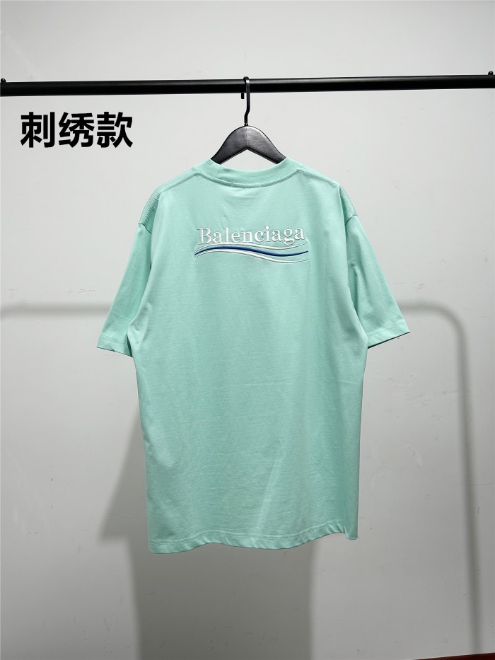 28027002 Embroidered Letter Tee 5 colors