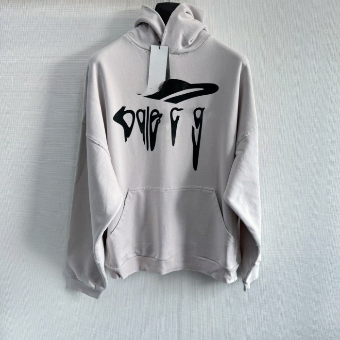 1:1 quality version 28027083 Liquified Letter Print Hoodie 2 colors