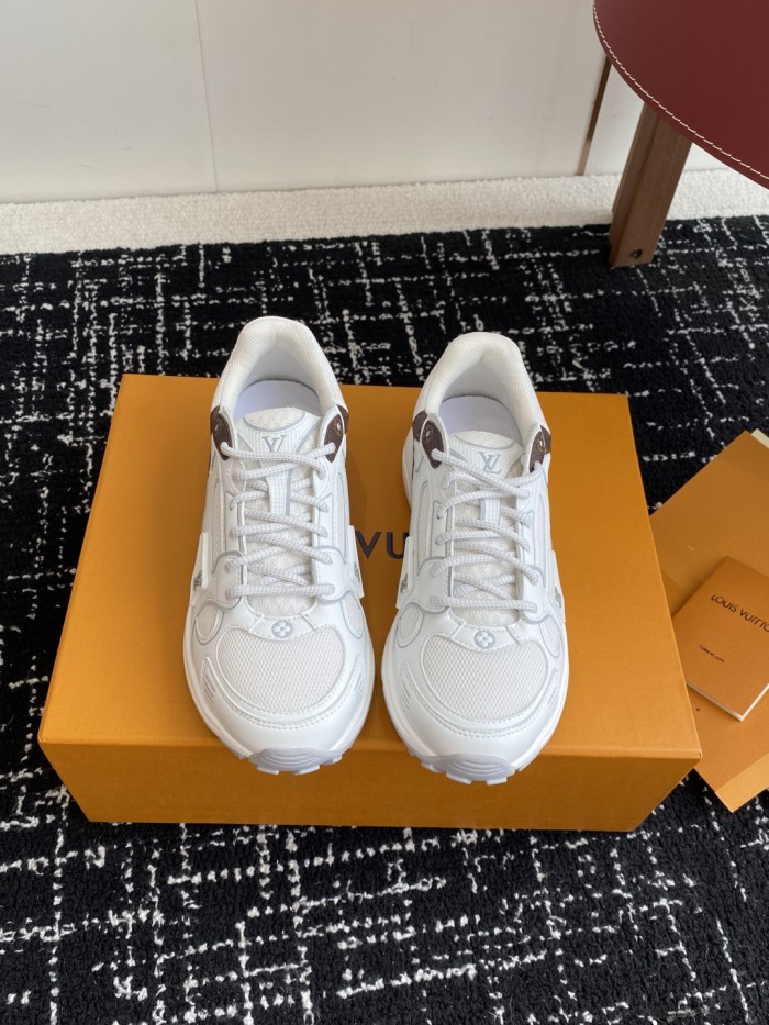 1:1 quality version 28030912 Olympia Leather Patchwork Sneakers 3 colors