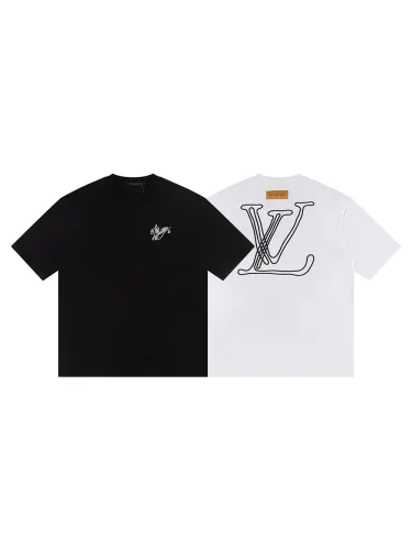 28087048 Back Line logo embroidery tee 2 colors