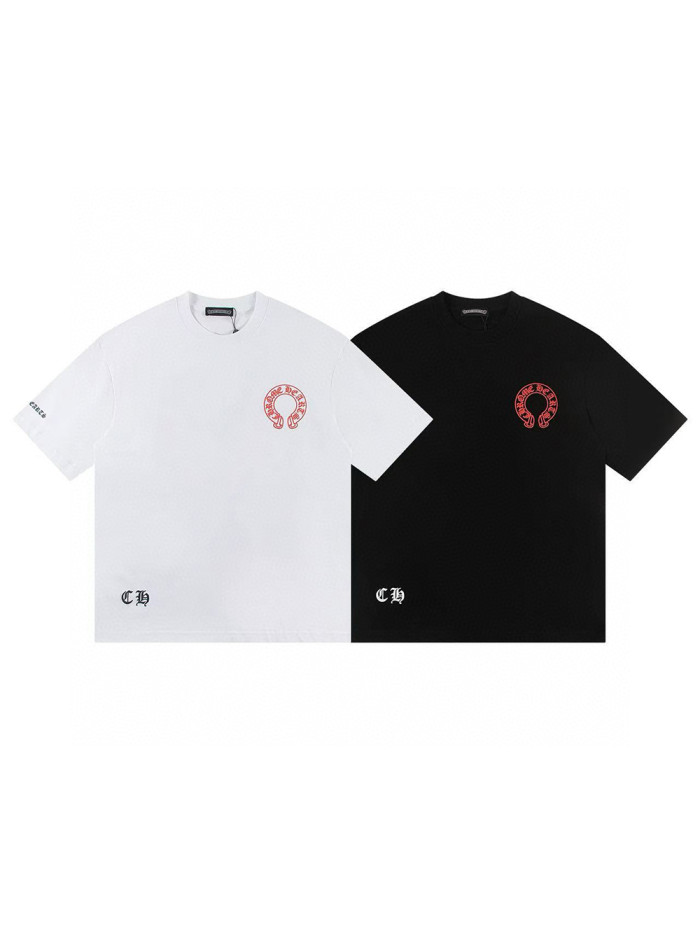 28087056 Red Horseshoe Print Tee 2 colors