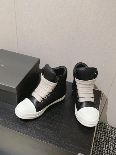 High Top Chunky Lace Up Bread Shoes
