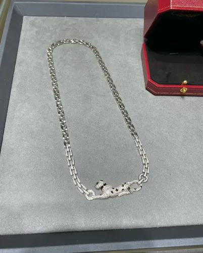 1:1 quality version C@rtier Panther necklace