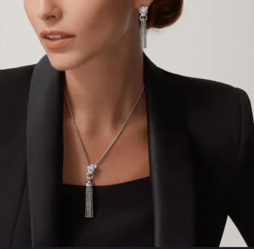 1:1 quality version C@rtier Millefiori Leopard necklace