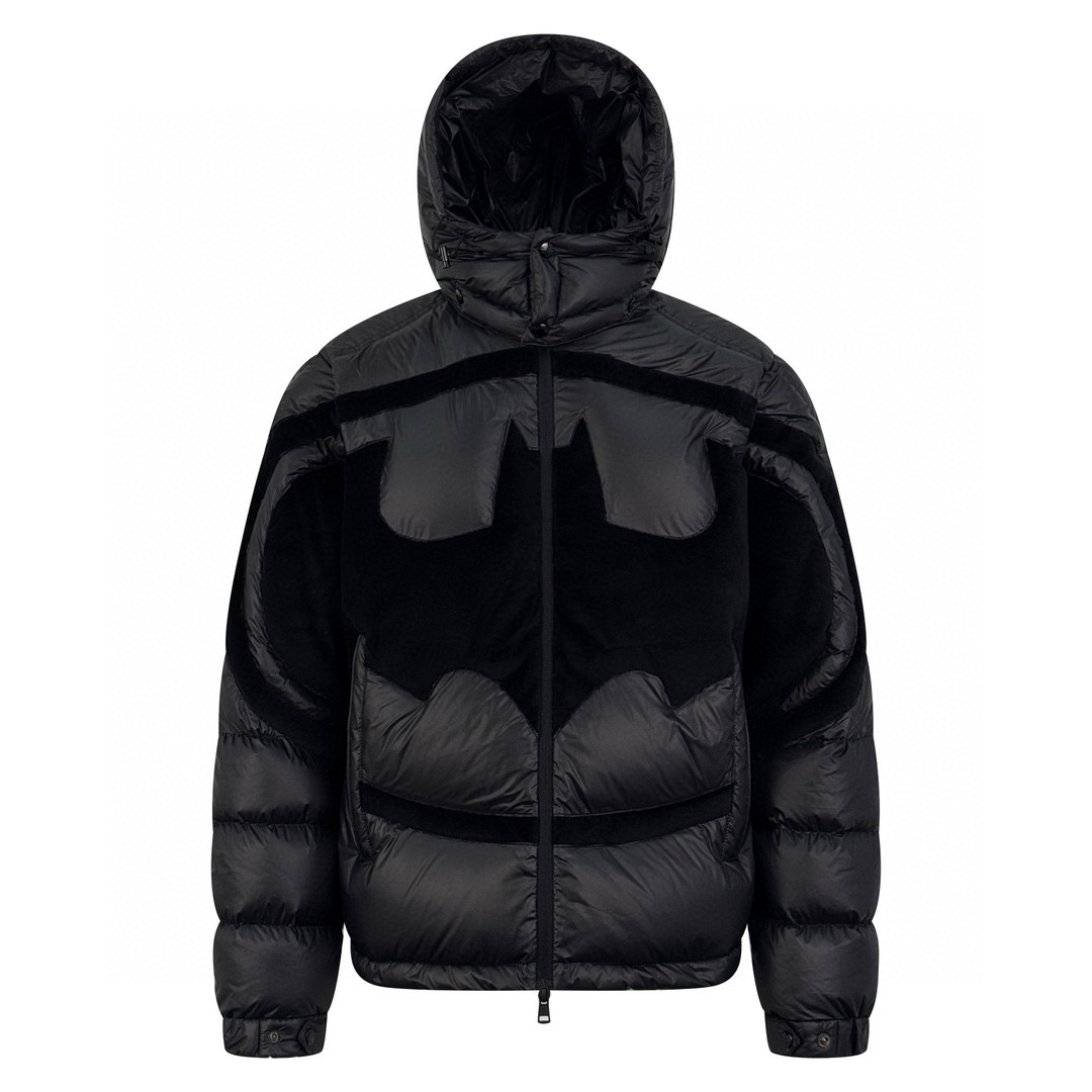 US$ 368.92 - 1:1 quality version Detachable Hood Black Bat Down Jacket ...