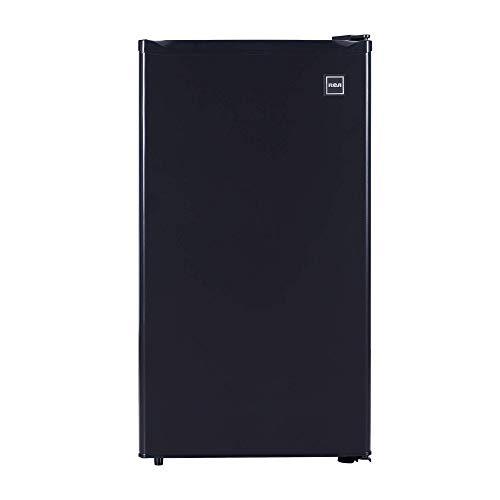 RCA RFR321-B-Black-COM RFR321-BLACK Mini Refrigerator, 3.2 Cu Ft Fridge, Black, CU.FT