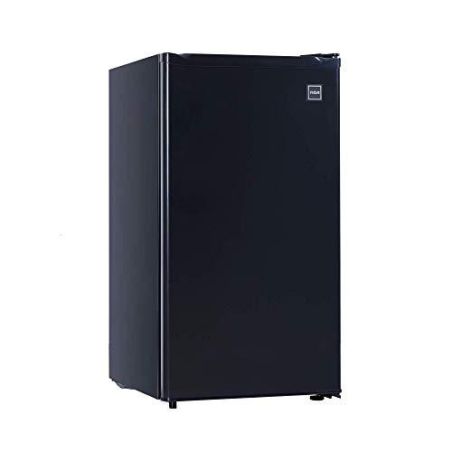 RCA RFR321-B-Black-COM RFR321-BLACK Mini Refrigerator, 3.2 Cu Ft Fridge, Black, CU.FT