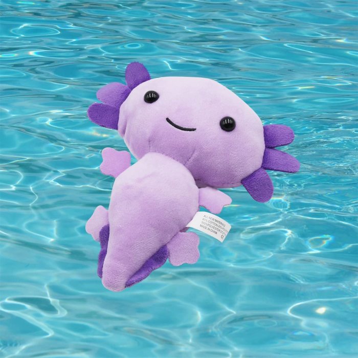 7.9'' Kawaii Axolotl Plush Toy Soft Stuffed Animal Purple Axolotl Plushie  Pillow Toys Doll (7.9