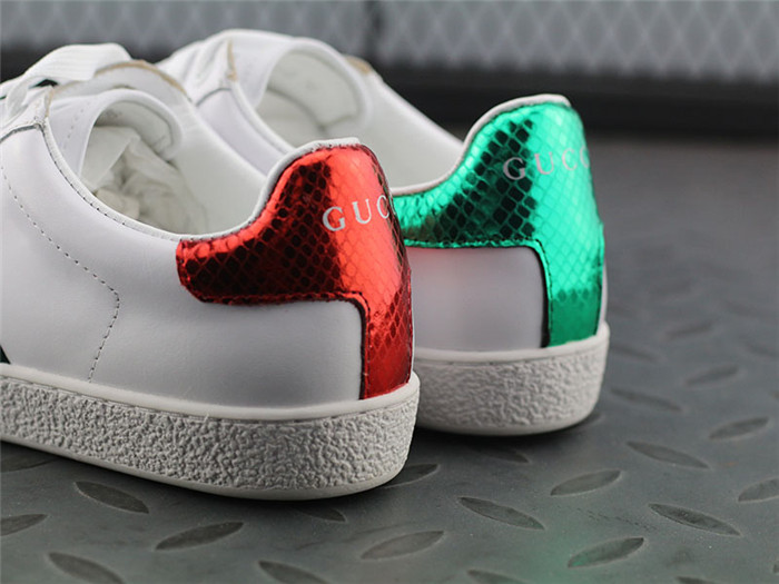 Gucci Ace Embroidered Low-Top Sneaker Ladybird