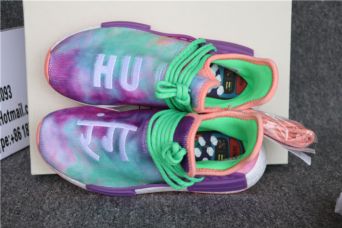 Authentic Adidas NMD Hu Trail Holi Green GS