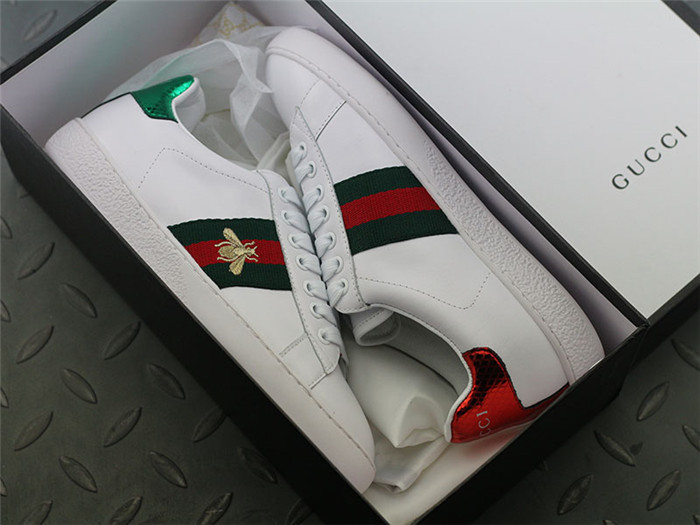 Gucci Ace Embroidered Low Top Sneaker Bear
