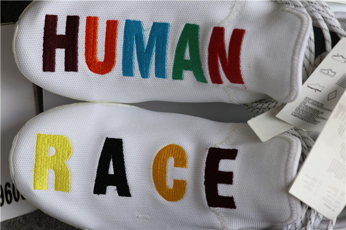 Authentic Pharrell Williams Adidas Human Race Colorful White