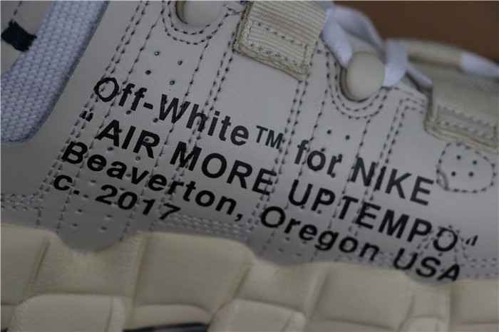 Authentic Off White X Nike Air More Uptempo