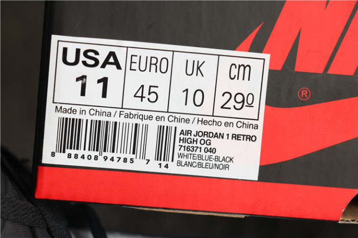 Authentic Nike Air Jordan 1 Retro Fragment With Lighting