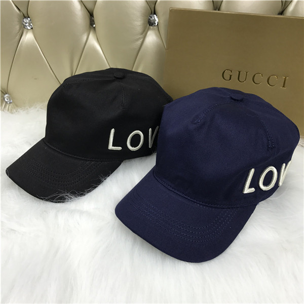 Gucci baseball cap with box full package size for couples 106