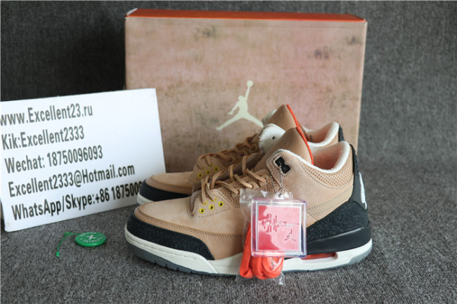 Authentic Nike Air Jordan 3 Retro Bio Beige