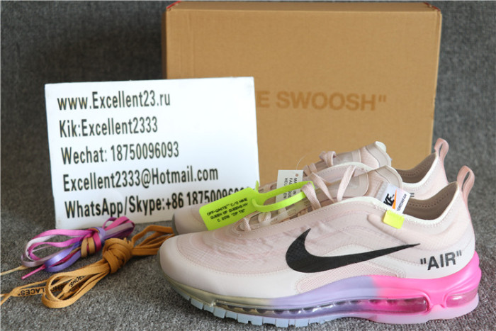 2018 Off White X Nike Air Max 97S OG Rainbow