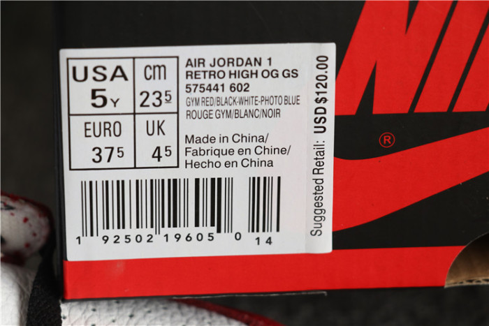 2018 Authentic Nike Air Jordan 1 Retro Story GS