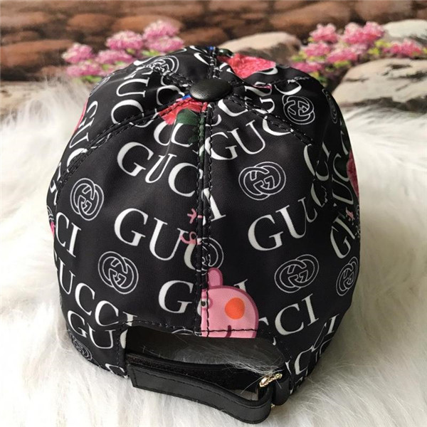 Gucci baseball cap with box full package size for couples 012