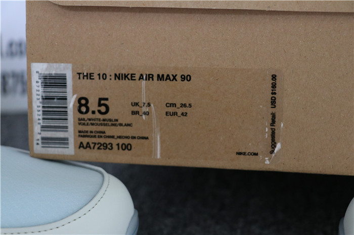 Authentic Off White X Nike Air Max 90