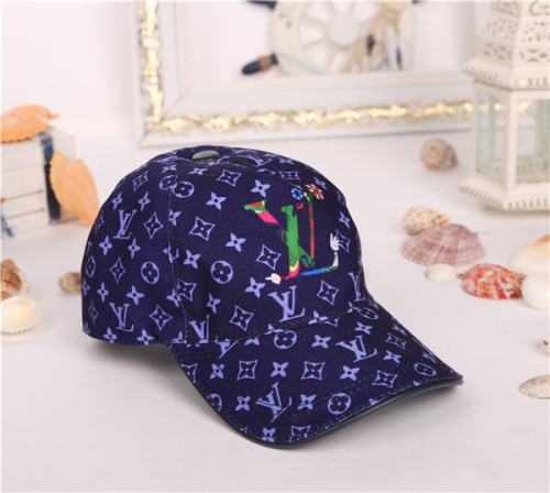 Louis Vuitton Baseball Cap With Box Full Package Size For Couples 041