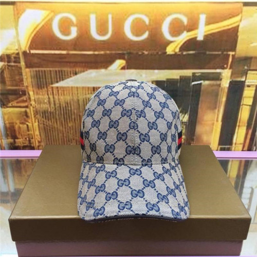Gucci baseball cap with box full package size for couples 057