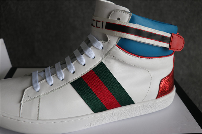 Gucci Mid White Blue Shoes