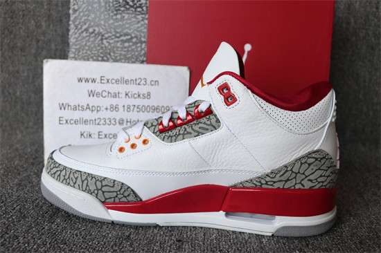 Nike Air Jordan 3 Cardinal Red